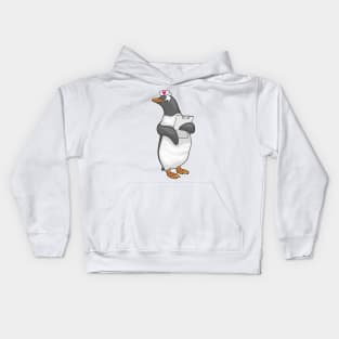 Penguin Nurse Stethoscopes Kids Hoodie